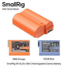 三重 大人氣 SmallRig 4966 橘 4332B 藍 USB-C EN-EL15c, 1個