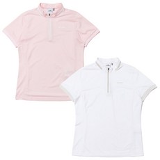 아이더여성 와플 기능성 반팔 짚업 티셔츠 DWM23281 963958