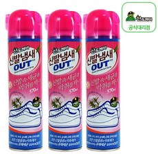 산도깨비 신발냄새제거제 370mlX3개/탈취제 악취제거