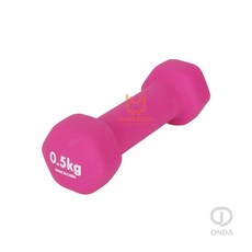 ONDA 네오프렌 아령 0.5Kg 핑크 근력운동아령 미니덤벨