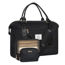 Stuery Weekender Bags for Women with Toiletry Bags: Large Overnight Bags Travel Duffel Bag Carry O