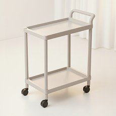 뷰티링크 중형 웨건 2단 3단 이동식카트 트롤리 업소용 운반카트, 1개, 중형 2단