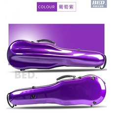 提琴盒小提琴琴盒4/4小提琴盒出口品質琴盒超輕雙肩背顏色多選擇樂器配件, 葡萄紫4/4, 1個