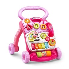 Vtech 寶寶聲光學步車(3色可選)【金寶貝】, 粉色, 1個