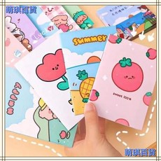 臺灣出貨 超低殺價韓文具 小本子卡通記事本軟麵抄 64k幼兒園小學生奬品小禮物 NA7J, 1個, 12*8cm 大號可愛卡通本,1本裝隨機混發