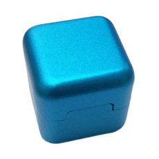 풀 큐 분필 홀더 보관 상자 운반 스누커 도구 알루미늄 당구 실용 편리하게 유지, 2. 파란, 1개