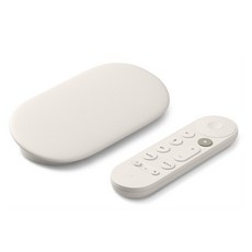 Google TV Streamer (4K) 電視串流機上盒 陶瓷米 新版 Chromecast 附HDMI 線2米, 主機+HDMI 線2米
