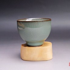 自在坊茶具 柳建玲龍泉青瓷手工杯 100ml 主人杯 品茗杯 細緻手作陶瓷茶杯, 龍泉青瓷手工杯 100ml, 1個