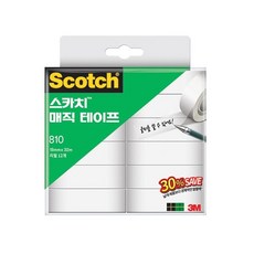 3M)매직테이프 리필(810R/세이빙팩), (810R-12/18*32M/M320133), 1개