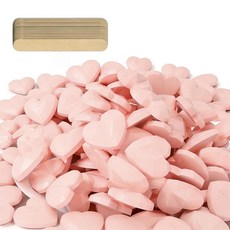 Chulan 2.3kg(5파운드) 벌크 하트 모양 왁스 비즈 민감한 피부를 위한 빅 백 왁싱 비즈 거친 미세 제모를 위한 저자극성 왁스 빈 비키니 바디 브라질 비키니, Pink