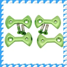 1세트 티타늄 자전거 잠금 페달 플레이트 나비 넥타이 모양 Speedplay 제로 액션 부품 5, 1개