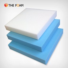 더폼 쇼파용 고탄성스펀지 주문제작 소파패드 4번 고탄성 35K 하드타입 블루