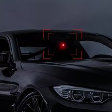 가짜 블랙박스 조명 자동차 절도 도둑 파손 뺑소니 방지 차량용 라이트, 레드