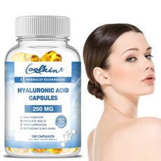 Coolkins 玻尿酸膠囊 250MG 120顆, 60g, 1個