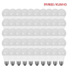 번개표 LED 전구 12W, 주광색, 50개