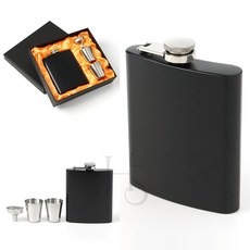 HARRY 힙플라스크 세트 블랙 200ml 감성술병