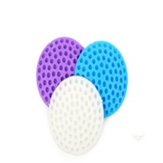 허니디자인 원형 도어쿠션 흰색 화이트 문닫힘방지 끼임방지 방문장식, 퍼플