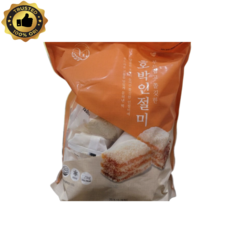 [주문폭주] 창억 부드럽고 쫄깃한 호박인절미 대용량, 1.59kg, 1개