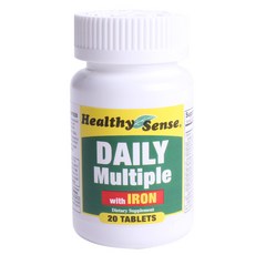 Mason Naturals Healthy Sense每日綜合鐵質錠, 20顆, 1個