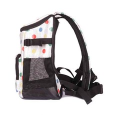 M 반려동물가방 도트 펫가방 애견앞가방 회색 강아지가방 애견이동가방 애견가방 55761EA 1(PC), 1개
