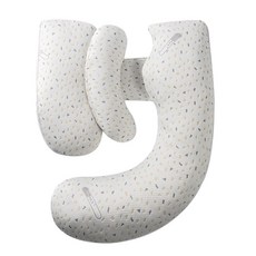 JWJJ H型孕婦枕 升級3D透氣AIR, 大H - 灰色月牙