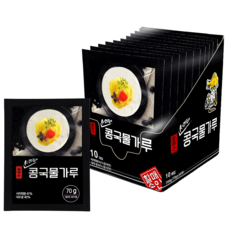 할매손 서리태 콩국물가루 콩국수용 콩가루, 10개, 70g
