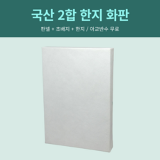 한지동양화화판 소형 0호 1호 2호 3호 4호 5호 6호 8호 가능 아교반수 닥종이 2합 장지 판넬, 기본 (판넬+초배지+한지)
