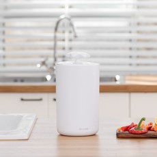 코코락 가정용 주방 진공 음식물쓰레기통 음쓰통 3L, 화이트, 1개