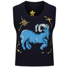 女子高爾夫針織佳圓領高爾夫背心 GF0091