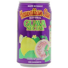 하와이안 선 주스 앤 주스 드링크 Hawaiian Sun Nectar Guava 11.5 Fl Oz (Pack of 24), 24개, 340ml