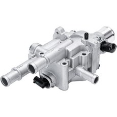 알루미늄 엔진 냉각수 온도 조절기 하우징 어셈블리 센서 개스킷 25199824 25192228 쉐보레 크루즈 2011-2016 소닉 2013-2018 트랙스 교체 2519-22