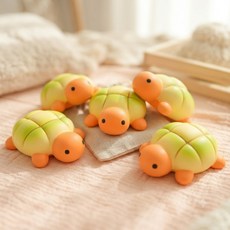 메론빵 냄새가 솔솔 메론빵거북이 말랑이 스쿼시 슬랑이 촉감놀이, 1개, 거븍이