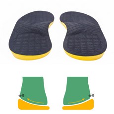 오다리 O다리 X다리 인솔 깔창 팔자걸음, O형 그레이