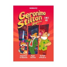 영문 영어 유아 도서 Geronimo Stilton Reporter 3 in 1 Vol. Graphic Novels #3 Paperback 미국판 총 3편 에피소드 수록 184, 영문 영어 유아 도서 Geronimo Stilton R