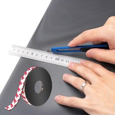 컴튜 컴퓨터 PVC 자석 메쉬 먼지필터 팬 본체 먼지 망 커버 필터, 50x100cm (블랙), 1개