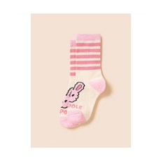 브랜드 빈폴키즈 BEANPOLE KIDS 토끼 빙키 겨울 양말 핑크 BI5XKTU01X 694925