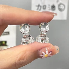 20PCS 투명한 자기 푸시 핀 강력한 압정 냉장고 화이트 보드 사진 디스플레이 사무실 홈 장식, 01 20pcs