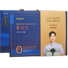 뉴틴 김수현 6년근 홍삼정 에브리타임 스틱+쇼핑백 30포 300g, 1개, 1개