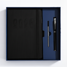 COXCO 2026 다이어리 플래너 A5 노트북 고급 선물용 노트, 검정