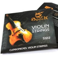 스포크 바이올린줄 4현 세트, Silver, 1개
