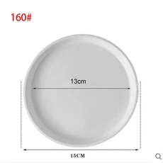 흰색 검은 난초 투명 메쉬 그물 컵 화분 꽃 트레이 바구니 플라스틱 통기성 용기 걸이식 11cm, 02 10pcs, 06 NO.3 tray