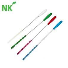 [식공구] 엔케이 배관 청소솔 (1cm SUS304) / 배관 배수구 하수구 파이프 청소 식품공장 청소 도구 용품 해썹 HACCP, 흰색, 1개