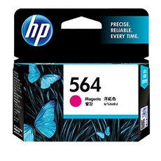 HP 564 紅色染料墨水匣，色彩鮮豔持久，適用多款HP印表機，原廠品質保證, 1個