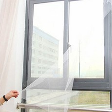 간단설치 DIY 창문모기장 여름창문형방충망 여름창문형모기장 창문형모기장, 단일사이즈