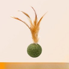고양이 깃털 스포츠 볼 탄력성 애완용품 지루함 해소 재미있는 홈 제품, 1개, 1. Feather mint ball