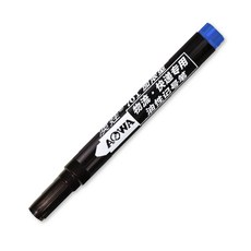 AOWA 油性記號筆 速乾不易褪色 色彩鮮明 適用於紙張塑膠金屬, 藍, 10個裝