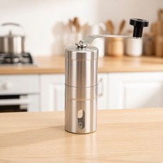 源頭工廠直供不鏽鋼手搖咖啡磨磨豆機現貨, 1個, 常規矮款W303