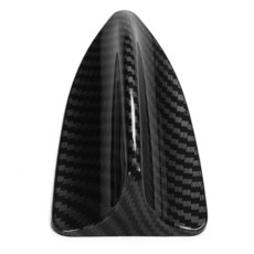 Universal Carbon Fiber Look Shark Fin Antenna Cover Radio FM/AM Aerial Trim, 1개, 한 가지 색