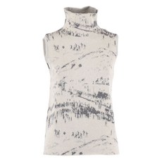 발란타인 터틀 넥 민소매 탑