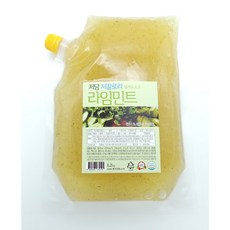 [본초소스] 저당샐러드소스 저당드레싱 라임민트샐러드소스 라임소스, 1개, 1.2kg